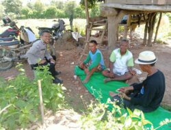 Jelang Musim Tanam, Bhabinkamtibmas Desa Woko Imbau Petani Perhatikan Waktu Tanam