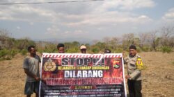 Cegah dan Edukasi Warga Bahaya Karhutla, Polsek Soromandi Optimalkan Patroli dan Sosialisasi Larangan Karhutla