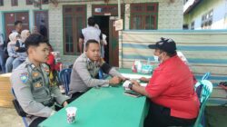 Setetes Darah Untuk Seribu Nyawa, Personel Polsek Madapangga Donor Darah Bersama Mahasiswa KKN Universitas STIE Bima