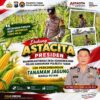 Dukung Astacita Presiden, Bhabinkamtibmas Desa Sokogrenjeng Polsek Kenduruan Polresta Tuban Cek Perkembangan Tanaman Jagung Warga