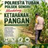 Mendukung Program Ketahanan Pangan Nasional Anggota Bhabinkamtibmas Polsek Senori Polresta Tuban Lakukan Pemantauan Tanaman Jagung Warga Desa Sendang