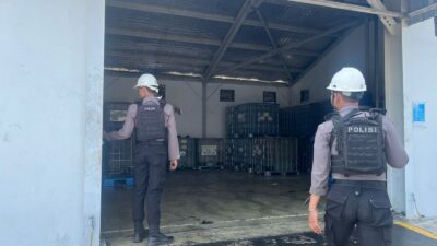 Personel Unit Obvit Sat Samapta Polres Bima Kota Laksanakan Pengamanan dan Patroli di PLTMG Bonto Bima