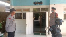 Polsek Praya Amankan Ibadah Minggu di Gereja GPdI Kampung Sobirin