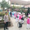 Polsek Praya Amankan Kegiatan Jalan Santai SDN 22 Praya, Pastikan Berlangsung Aman dan Tertib
