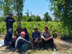 Bhabinkamtibmas Desa Surabaya Imbau Warga Waspadai Kebakaran Lahan Akibat Cuaca Extrem