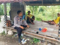 Dukung Ketahanan Pangan Nasional, Polsek Labuapi Dampingi Petani Telagawaru Optimalkan Lahan Pekarangan