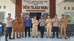 Kapolsek Pringgabaya Jalin Silaturahmi dengan Pemerintah Desa Telaga Waru, Perkuat Sinergitas Jelang Pilkades