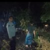 Kebakaran Kebun Bambu di Dusun Penyenggir Berhasil Dipadamkan Bhabinkamtibmas Bersama Warga