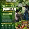 Bhabinkamtimas Polsek Senori Polresta Tuban Polda Jatim Sambang Pekarangan Pangan Bergizi Warga Desa Srndang Guna Mendukung Ketahanan Pangan