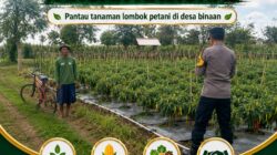 POLSEK KEREK SAMBANG DAN DIALOGIS DENGAN PETANI LOMBOK DI DESA BINAAN