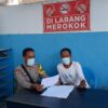 Sambangi SPPG Tambe Bolo I, Bhabinkamtibmas Polsek Bolo Sampaikan Pesan Kamtibmas