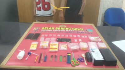 Gerebek Bandar Narkoba di Plampang, Sat Resnarkoba Polres Sumbawa Amankan 3 Pria dan 14 Poket Sabu