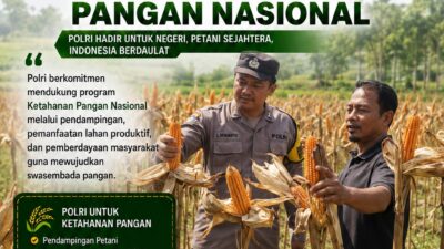 Polri Dukung Astacita, Polsek Rengel Polresta Tuban Turun Cek Tanaman Jagung Warga di Desa Rengel