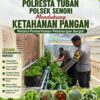 Bhabinkamtimas Polsek Senori Polresta Tuban Polda Jatim Sambang Pekarangan Pangan Bergizi Warga Desa Sendang Guna Mendukung Ketahanan Pangan