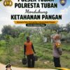 Polsek Tuban Dukung Ketahanan Pangan, Sambangi Warga dan Pantau Pemanfaatan Lahan