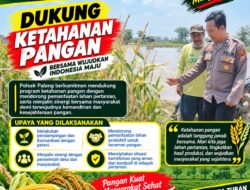 Dukung Astacita, Polsek Palang Polresta Tuban Pantau Langsung Lahan Jagung milik warga Desa Dawung