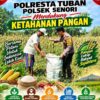 Anggota Bhabinkamtibmas Polsek Senori Polresta Tuban Turun Langsung Bantu Warga Desa Sendang Panen Jagung