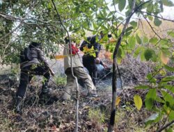 Mencegah Terjadinya Karhutla dan Perburuan Liar, Polsek Sanggar Gelar Patroli Gabungan Bersama Balai TN Tambora