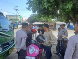 Sat Binmas Polres Bima Kota Gelar Cooling System dan Berikan Imbauan Kamtibmas di Terminal Dara