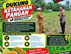 Dukung Astacita, Polsek Palang Polresta Tuban Pantau Langsung Lahan Jagung milik warga Desa Glodog