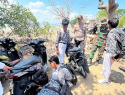 Antisipasi Aksi Tawuran Pelajar dan Penggunaan Knalpot Brong, Polsek Soromandi Gelar Patroli Gabungan