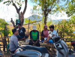 Bhabinkamtibmas Desa Jambu Ajak Warga Cegah Karhutla dan Manfaatkan Lahan Kosong