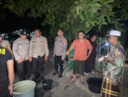 Kemarau Berkepanjangan, Polres Lombok Utara Salurkan 10.000 Liter Air Bersih ke Warga Medana