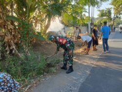 HUT ke-131, Desa Tanjung Gelar Karya Bhakti Bersama