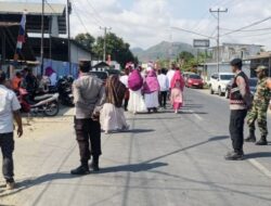Sat Samapta Kawal Pawai Ta’ruf MTQ XXII Sumbawa Barat, Ajak Warga Jaga Kamtibmas