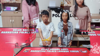 Empat Orang Diamankan Polisi di Sandubaya, Sabu 1 Gram Disita