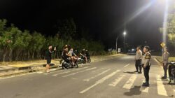 Polsek Kawasan Mandalika Patroli Cegah Balap Liar