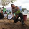 Kapolresta Loteng Bersama Bupati dan Forkopimda Tanam Pohon Dukung Green Policing.