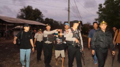 Polres Lombok Timur Gelar Operasi Gabungan Sarang Narkoba di Keruak, Dua Terduga Pelaku Diamankan