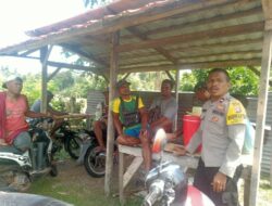 Bhabinkamtibmas Desa Woko Dorong Pemanfaatan Lahan dan Ingatkan Warga Cegah Karhutla