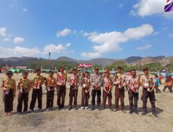 Polres Bima Kota Dukung Perkemahan Bakti dalam Rangka HUT Pramuka ke-65