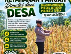 Dukung Astacita, Polsek Jatirogo Pantau Langsung Ladang Jagung Warga Desa Demit