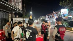 Sisir Titik Rawan Dini Hari, BKO Polda NTB Bersama Sat Samapta Polres Bima Kota Cegah Gangguan Kamtibmas