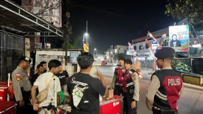Sisir Titik Rawan Dini Hari, BKO Polda NTB Bersama Sat Samapta Polres Bima Kota Cegah Gangguan Kamtibmas