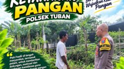 Bhabinkamtibmas Kelurahan Karangsari Sambang Petani, Dukung Ketahanan Pangan