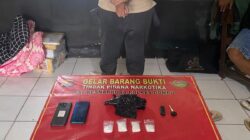 POLRES DOMPU UNGKAP KASUS NARKOTIKA DI KARIJAWA UTARA, 57,28 GRAM SABU DIAMANKAN