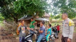 Bhabinkamtibmas Desa Woko Imbau Warga Cegah Karhutla dan Dukung Ketahanan Pangan