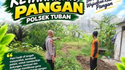 Bhabinkamtibmas Polsek Tuban Sambang Warga, Dukung Ketahanan Pangan di Wilayah Tuban