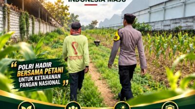 Polsek Plumpang Polresta Tuban Turun Langsung Cek Tanaman Jagung Warga