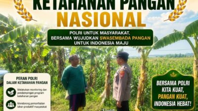 Polri Dukung Astacita, Polsek Rengel Polresta Tuban Turun Cek Tanaman Jagung Warga di Desa Rengel