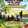 Sambang Petani Anggota Bhabinkamtimas Polsek Senori Polresta Tuban Polda Jatim Ajak Sukseskan Program Ketahanan Pangan