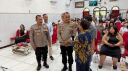 Minggu Kasih, Polres Bima Kota Pererat Silaturahmi dan Serap Aspirasi Jemaat Gereja Narwastu