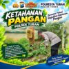 Polsek Tuban Dukung Ketahanan Pangan melalui Pemanfaatan Lahan Pekarangan Produktif
