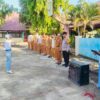 Wakili Kapolsek Madapangga Kanit Binmas Jadi Irup Bendera di SMA Negeri I Madapangga dan ini Penyampaiannya