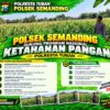 Polri Dukung Astacita, Polsek Semanding Polresta Tuban Turun Cek Tanaman jagung milik Warga di Desa Kowang