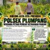 Polsek Plumpang Polresta Tuban Turun Langsung Cek Tanaman Jagung Warga